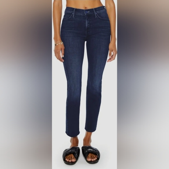 MOTHER Mid Rise Dazzler Ankle Jeans - Picture 1 of 10